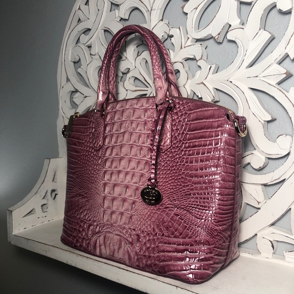 Brahmin Duxbury Satchel Tea Rose & Wallet SET - Picture 4 of 11